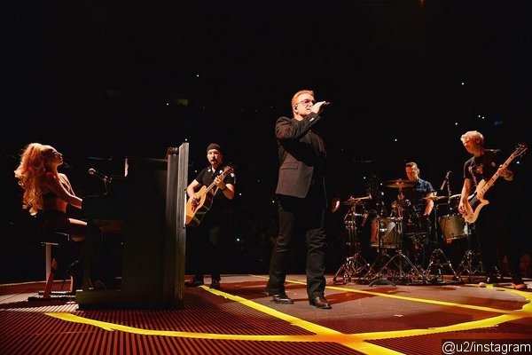 Леди Гага стала сюрпризом на нью-йоркском концерте группы U2 (ВИДЕО) Леди Гага стала сюрпризом на нью-йоркском концерте группы U2 (ВИДЕО)