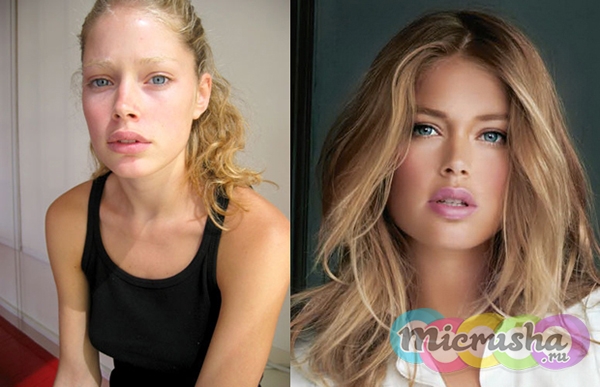 Даутцен Крез (Doutzen Kroes) без макияжа