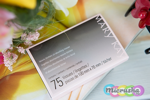 матирующие салфетки Mary Kay