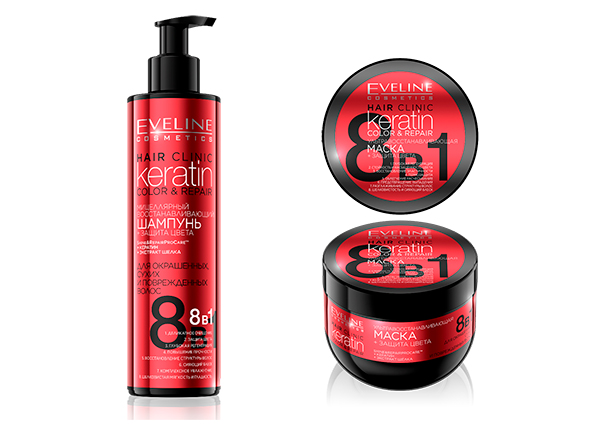 Серия средств для волос Hair Clinic Eveline