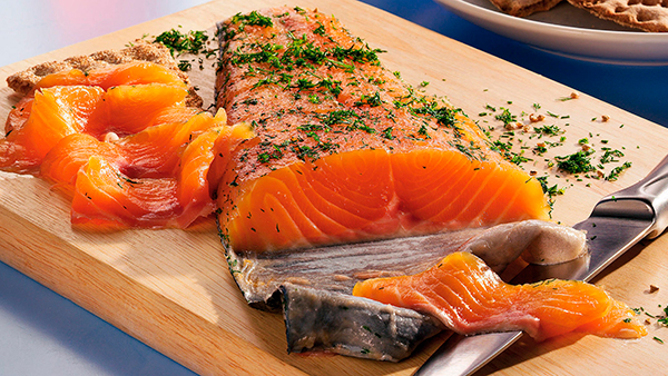 gravad lax закопанный лосось